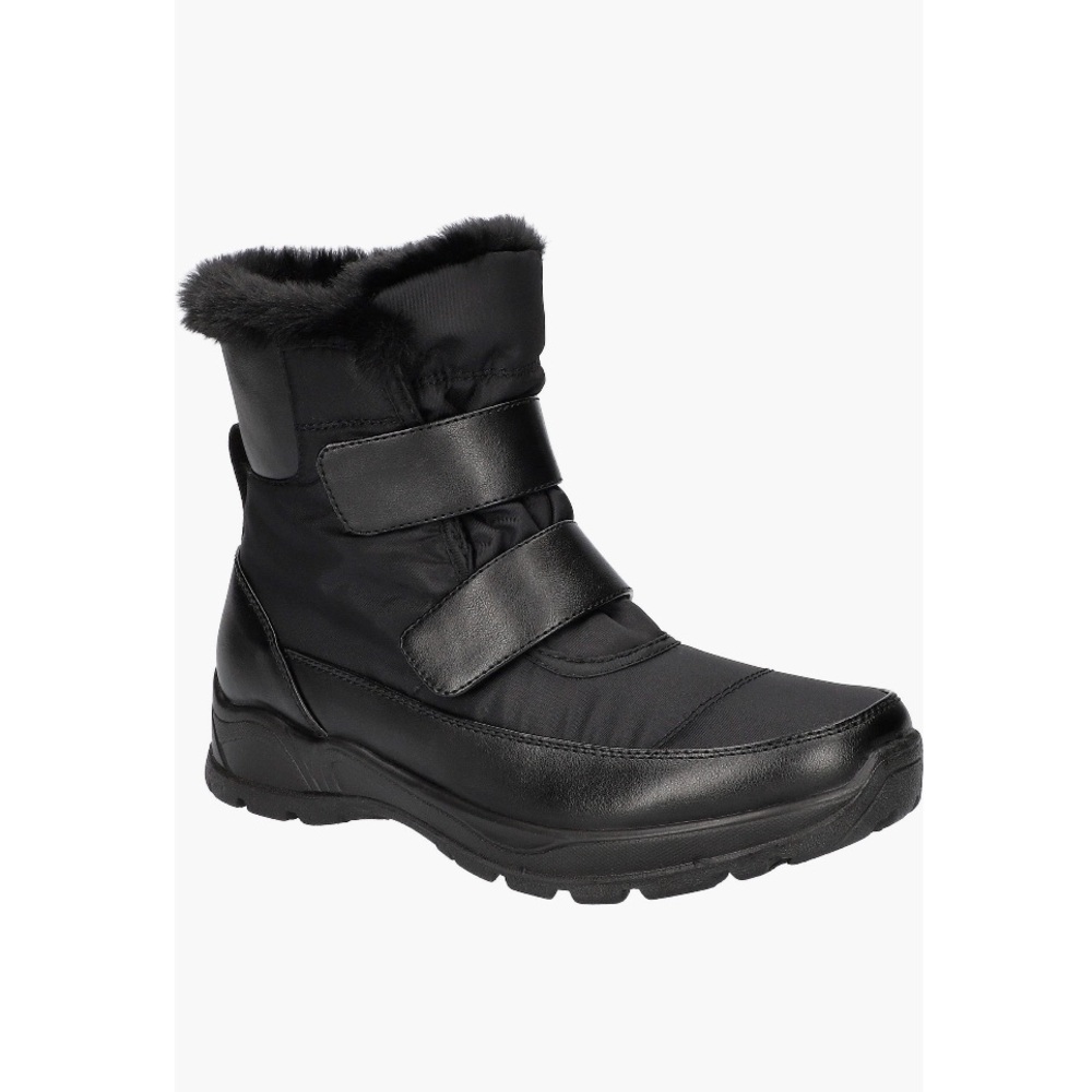 EASY STREET Polar Waterproof Faux Fur Winter Boots Black Women’s Size 9